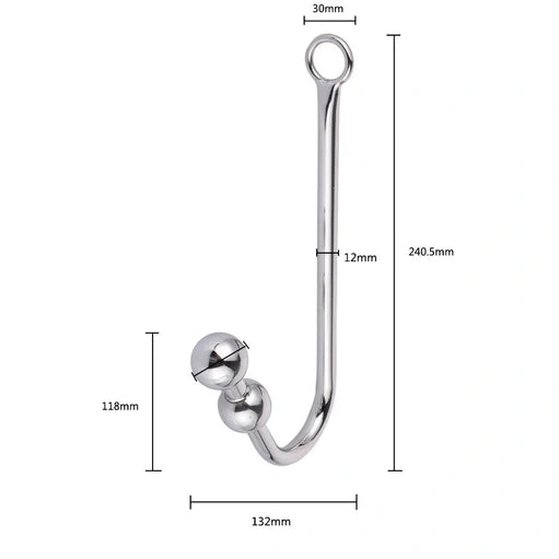 Beaded and Anal 5334 with Collar Elegant Hook Cuffs 0303